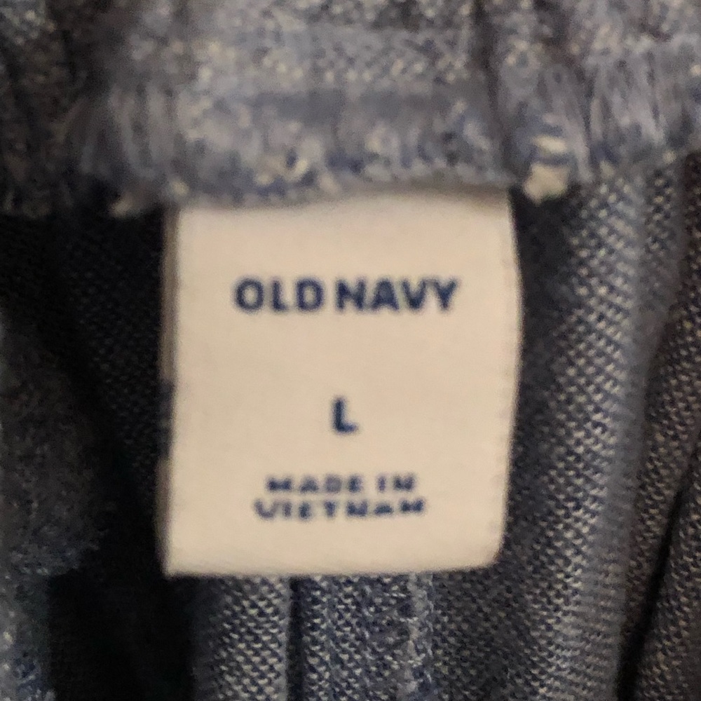 Old navy large rompers (black one & denim color 1) - Picture 7 of 11